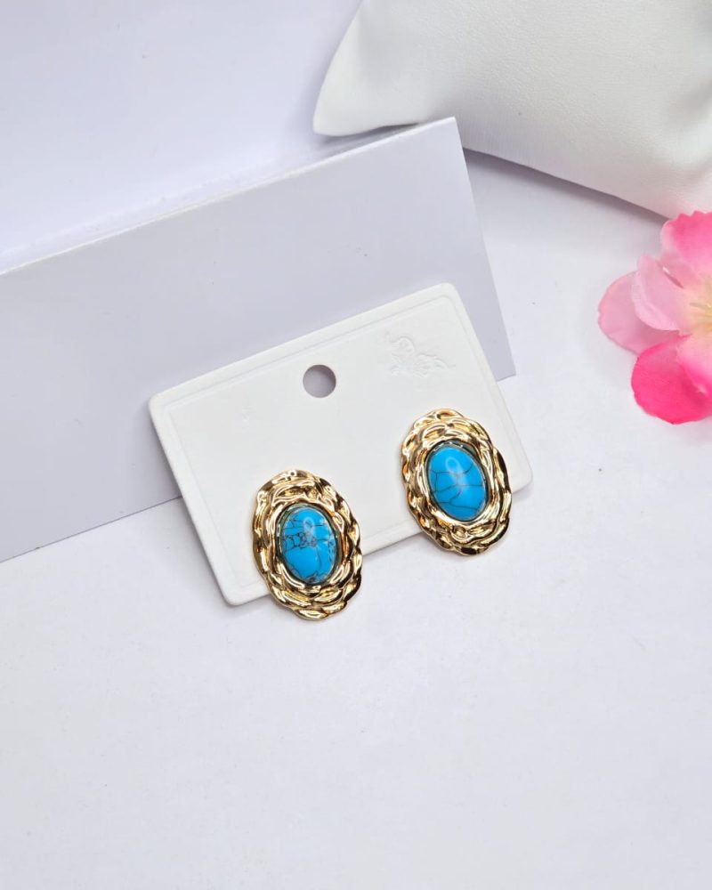 Blue earrings