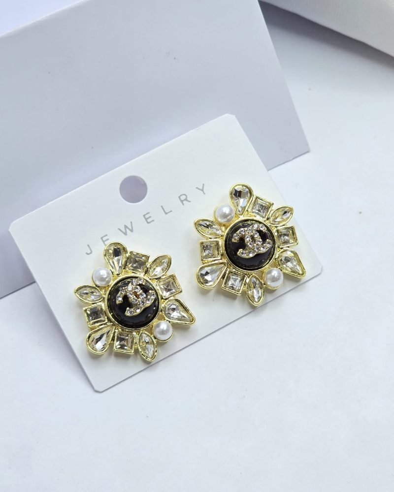 Rhinestone earrings