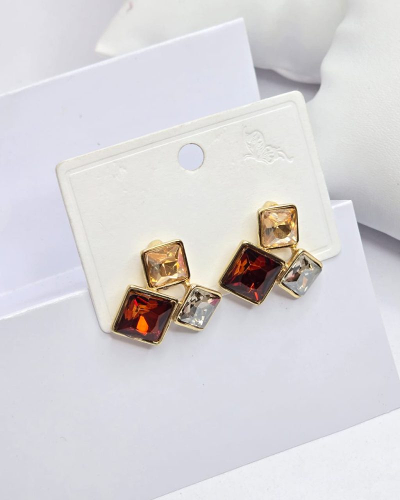 Rhinestone earrings