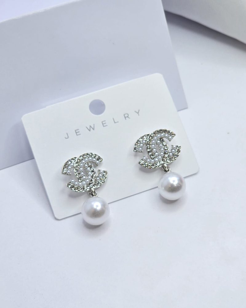 Silver earrings