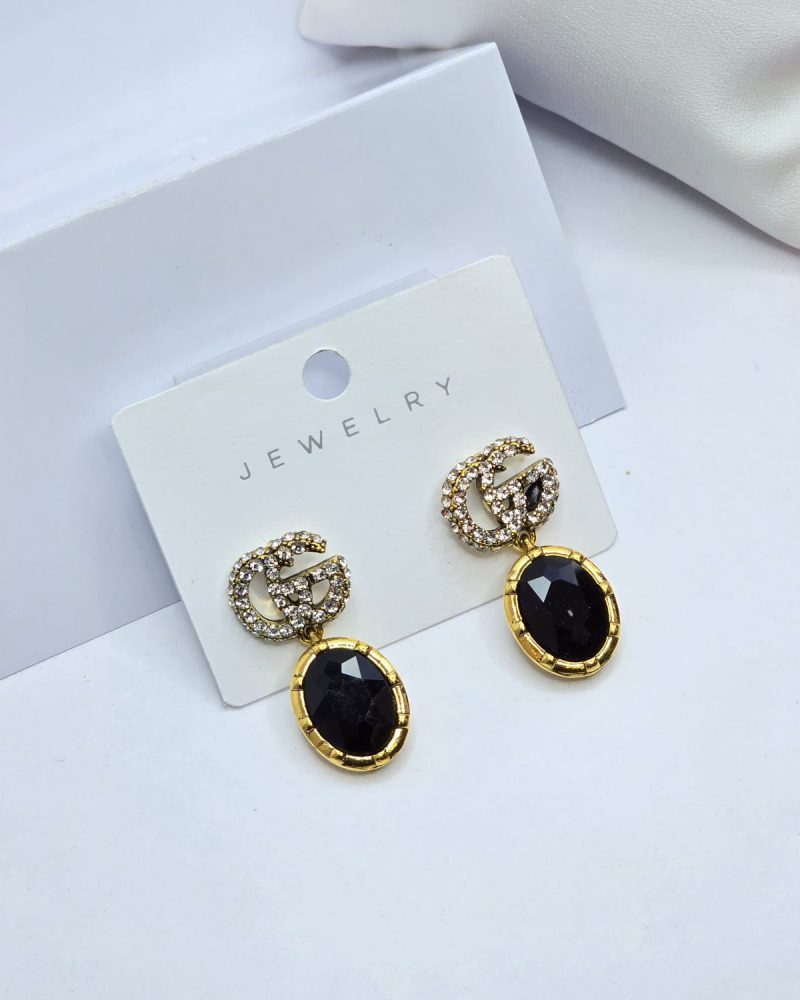 Rhinestone earrings